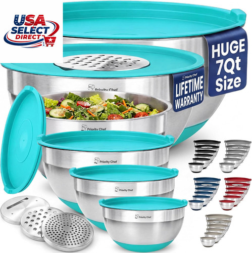 6pc stainless steel mixing - 6pc,