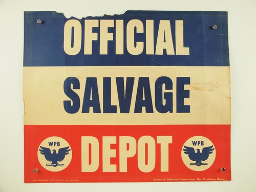 1942 wwii official salvage - wwii,