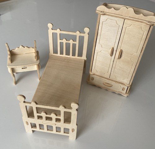 Dolls house furniture bundle - house,