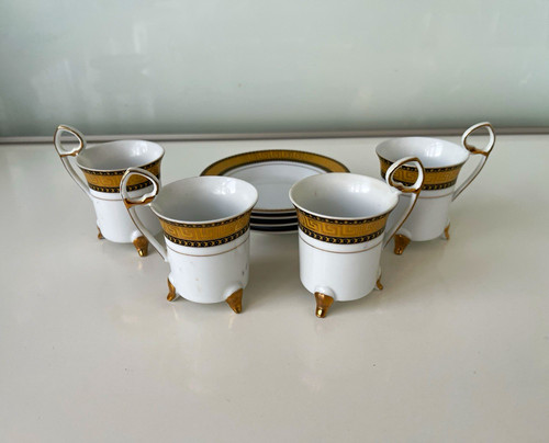 Vintage footed fine porcelain - fine,