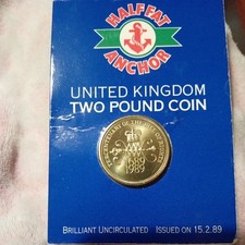 Anchor.Uk 2 Pound Tercentenary Bill Of Rights Coin