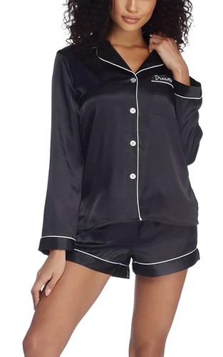 Pack womens satin pyjamas - satin,