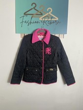 Paul’s Boutique London Quilted Jacket with Pink Trim XS #3862