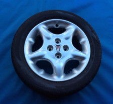 Rover 200/25 MG ZR 15" 5 Vision Spoke Alloy Wheel + Tyre (Part# RRC106034) #001