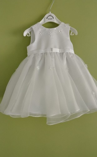 Girls dress white aged 6 - girls,