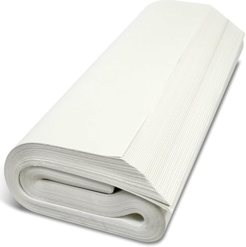 100 white newspaper offcuts - a1,