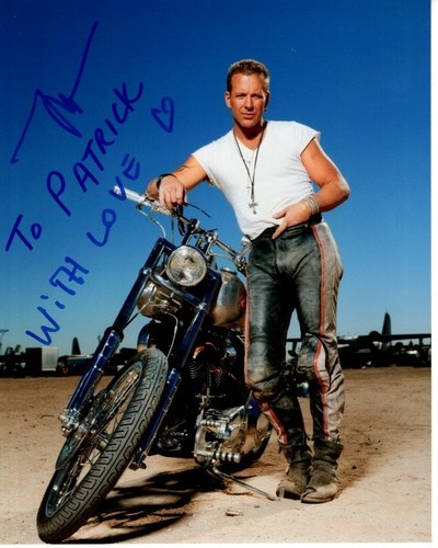 Mickey rourke signed 8x10 - rourke,