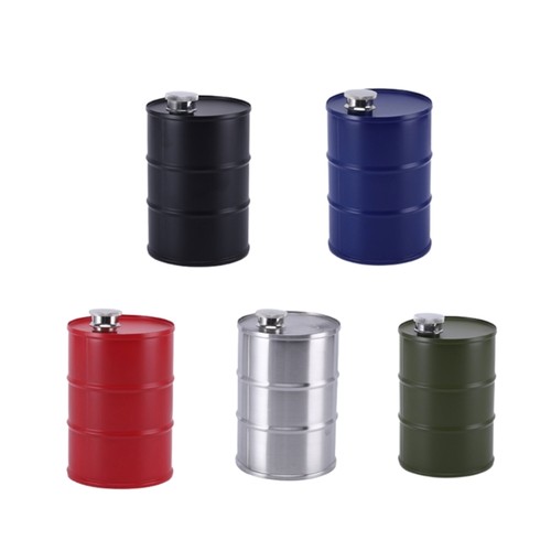 Barrel shape hip flask - shape,