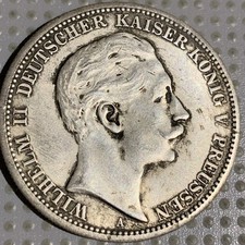 1910 German Empire 5 Marks