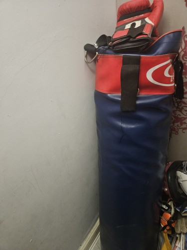 Boxing bag with - boxing, gloves