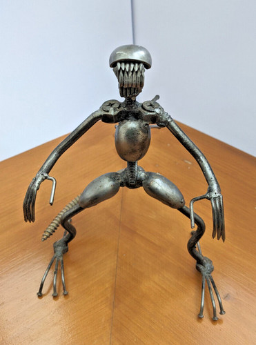 Sparkplug scrap metal art - sparkplug,