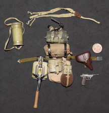 Dragon  1/6th Scale WW2/WWII German P38 & DAK Webbing "AB"