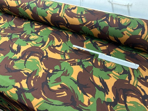Camo cotton drill twill - twill, fabric