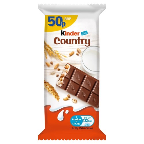Kinder country chocolate - country,