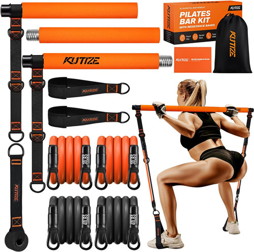 Pilates bar kit resistance - bar,