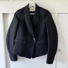 Mulberry Wool Blazer In Black