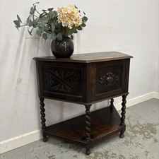 Vintage Oak Credence Table