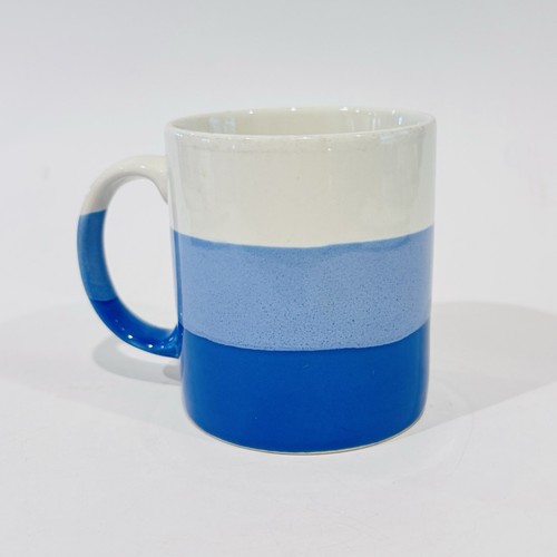 Vintage blue tri color block - color,