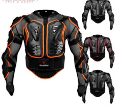 Motorcycle Body Armour Safety Jacket Motocross Motorbike Spine Elbow Protector