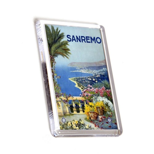 Fridge magnet vintage travel - -,