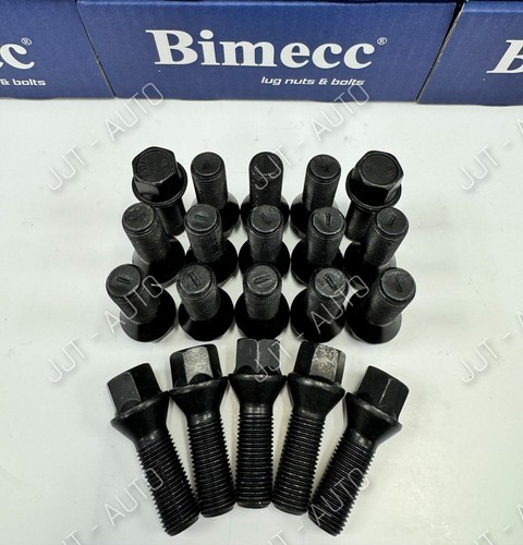 Alloy wheel bolts black fits - wheel,