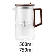 Glass Tea Pot Wooden Handle