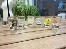 Vintage Shot Glasses Set of 6