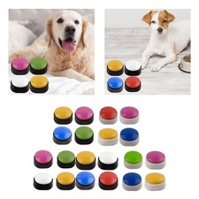 4x Voice Buttons, Communication Dog Interactive Toy Talking Buttons, for Dog