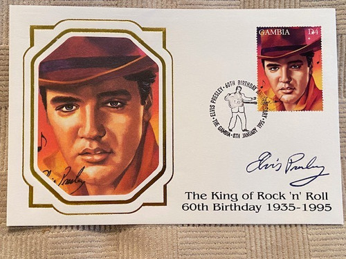 Elvis stamp envelope first - elvis, &