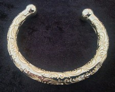 Gold Plated Torque Bangle |