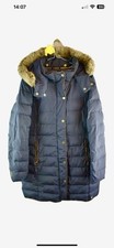Joules Women's Navy Blue Parka 16