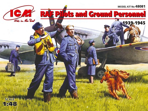 Icm ww2 raf pilots and - 1/48,