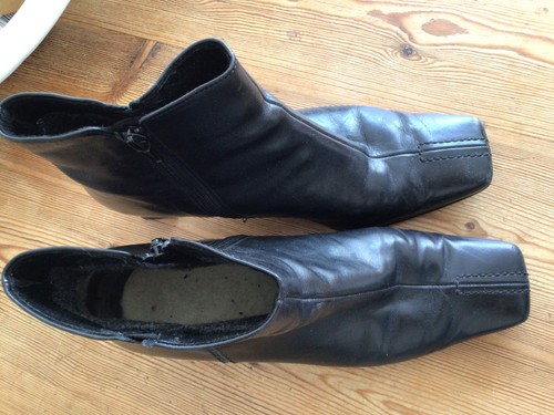 Gabor black ankle boots - black,