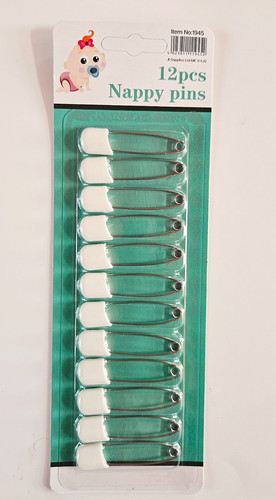Baby nappy diaper pins white - pins, /white