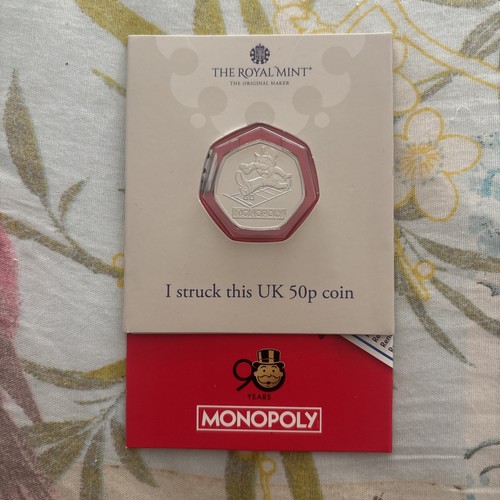 2025 monopoly 50p fifty pence - 2025,