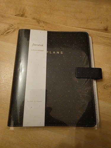 Black filofax organiser - black, a5