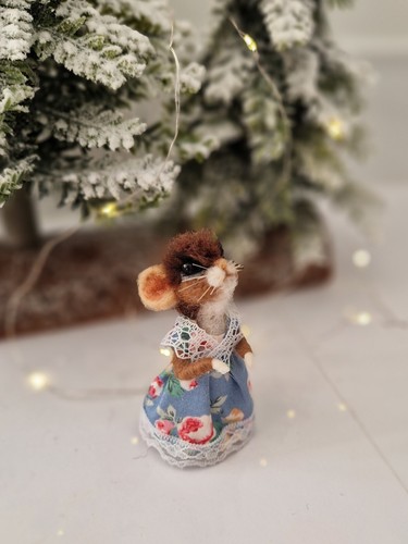 Handmade needle felted mouse - mouse,