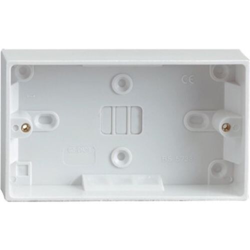 Double twin 25mm - double, white