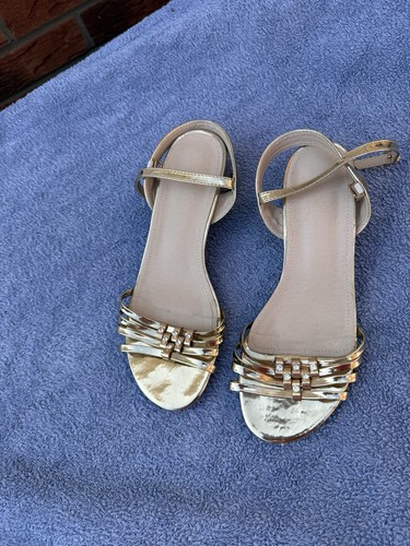 Ladies gold sandals size - sandals, 6/39