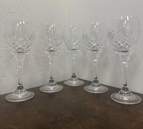Set cut crystal wine - set, 5