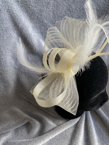 Women ivory feather mesh - feather, &
