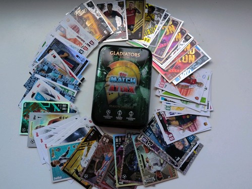 Huge match attax card - match, tin