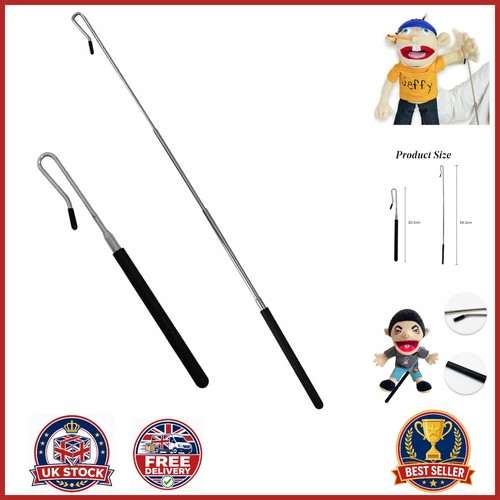 Black adjustable puppet arm - black,