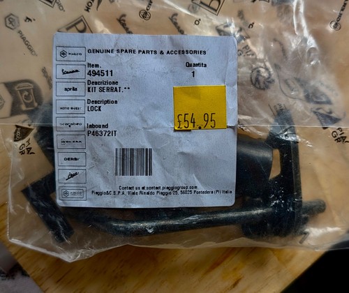 Vespa piaggio et4 seat lock - piaggio,