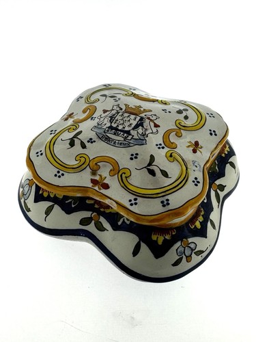 Hand painted french faience - hand,