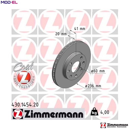 Brake disc 430 1454 for - brake,