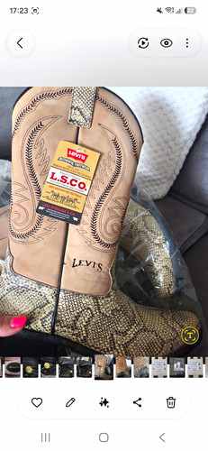 Vintage levi cowboy boots - cowboy,