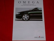 Opel Irmscher Omega B sedan caravan tuning accessories brochure brochure 1997