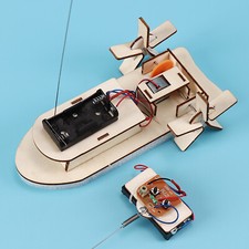 Wooden Yacht DIY Hand-assembled RC Boat Model Creative Educational Toy Kit Set