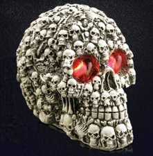 Halloween Skull LED Resin